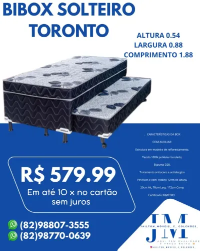 MEGA PROMOÇÃO BIBOX SOLTEIRO