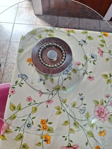 Bandeja de Vidro Giratória