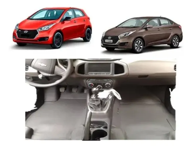 Tapete Assoalho Fosco Luxo Hb20 Todos Ate 2025