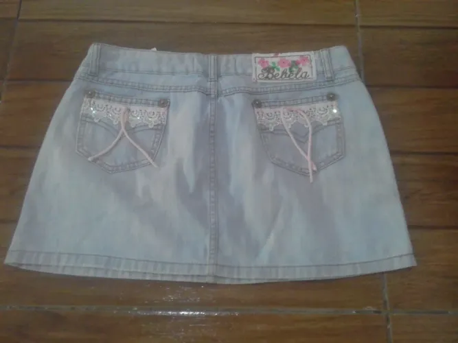 Saia Jeans Bebela - Tamanho M