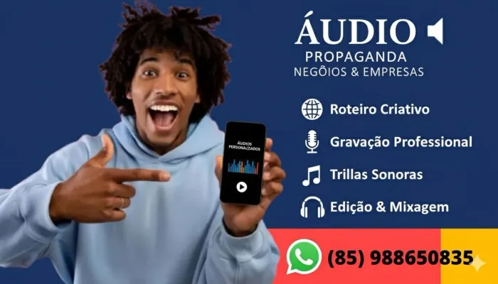 Áudio propaganda para sua empresa.