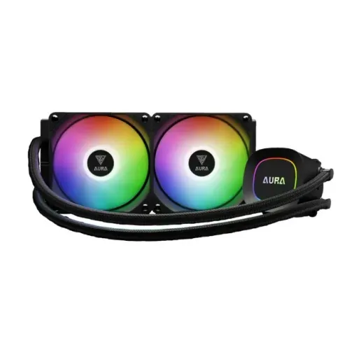 Water Cooler 240mm Gamdias Aura GL 240 Lite, ARGB, AMD e Intel, Preto