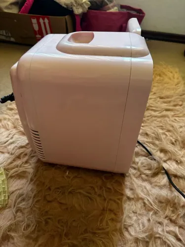 mini geladeira rosa da oceane SO FUNCIONA O QUENTE
