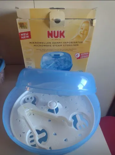 Esterilizador de Vapor para Micro-ondas NUK - Novo