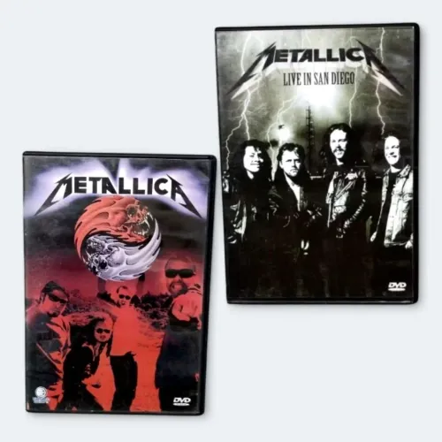 Dvds Metallica - Heavy metal clássico 