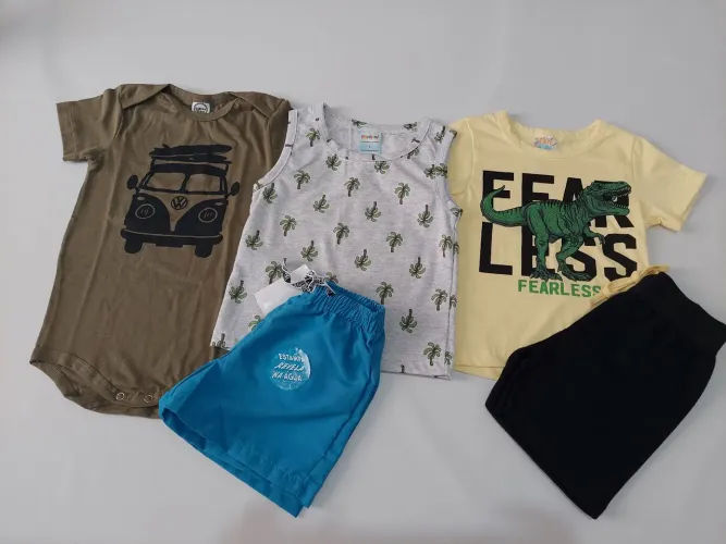 Combo peças novas tamanhos 1, 2 e 3