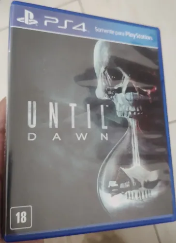 Jogo until dawn de PS4