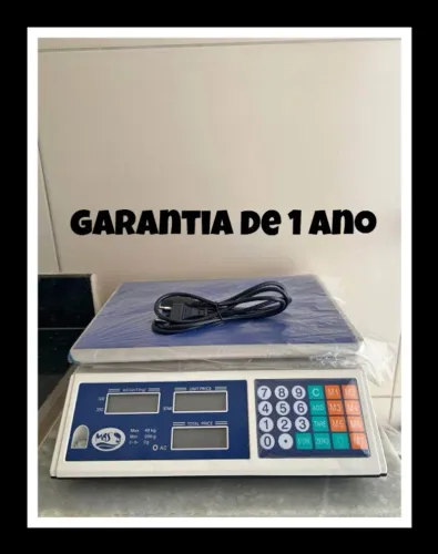 Balança de 40kg garantia de 1 ano