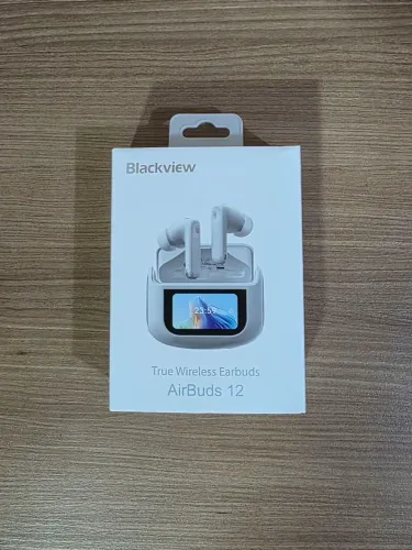 Fone de Ouvido - AirBuds 12 c/ tela touch-screen - NOVO
