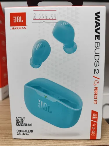 Fone de ouvido bluetooth JBL wave buds 2 cancelamento de ruído original loja física