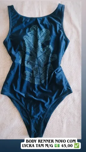 Body Renner Novo Com Lycra (Estilo maiô)