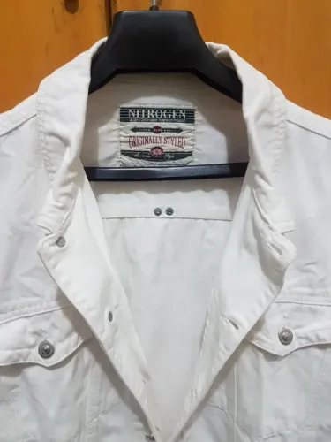 Jaqueta Jeans Branca Nitrogen