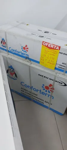 (((12x199,00 NOVO INSTALAMOS))) INVERTER 12.000 BTUS SPLIT Q/F CONFORTERM 1 ANO GARANTIA 