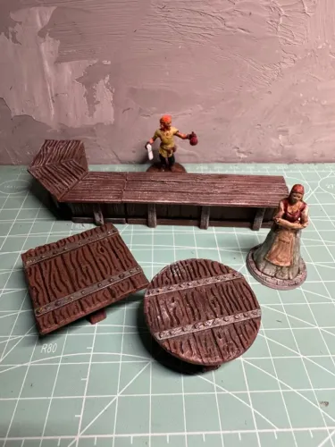 Kit Miniatura taverna DND - RPG
