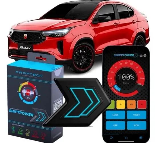 Shiftpower Fiat Fastback 2024 A 2025 Faaftech Chip Pedal Versão Atualizada 6.3+
