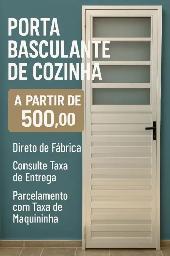 PORTA BASCULANTE PARA COZINHA 