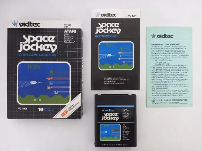 Space Jockey [ Atari 2600 Cib ] Vidtec Us Completo - Excelente estado