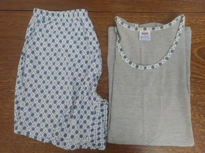 Pijama Infantil Cinza