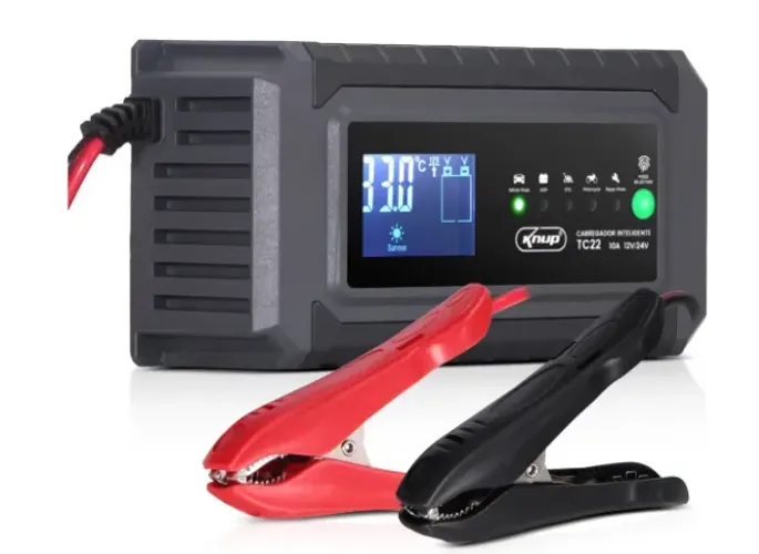 Carregador De Bateria Automotivo Inteligente Portátil