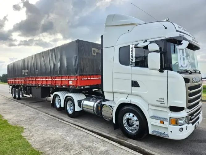 Scania R440 6x2 Highline Ano 18 Aut + Graneleira Ls Noma 13.5mts Documentada p/ container