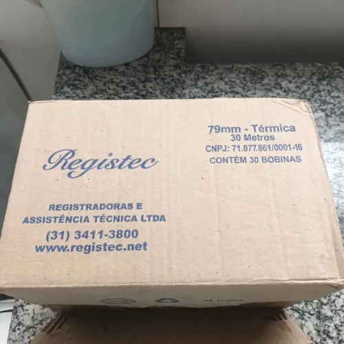 Bobinas Registec  para impressora fiscal 