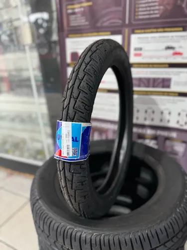 Pneu 80/100/18 dianteiro marca VIPAL uso c/camara (instalação grátis)