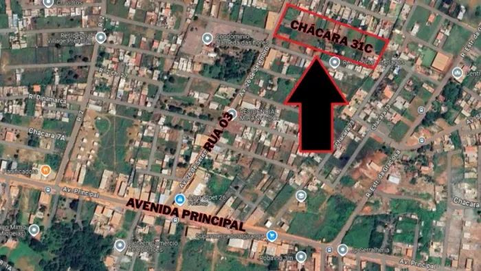 Excelente Lote de 400 m na 26 de Setembro na Rua 03 Chácara 31C