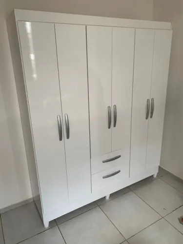 Guarda Roupa 6 Portas Novo na Caixa WS - Entrega e Monta na Hora