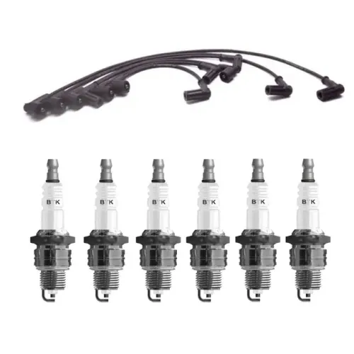 Kit de Cabo e 6 Velas Chevrolet Omega Suprema 4.1 6 cilindro