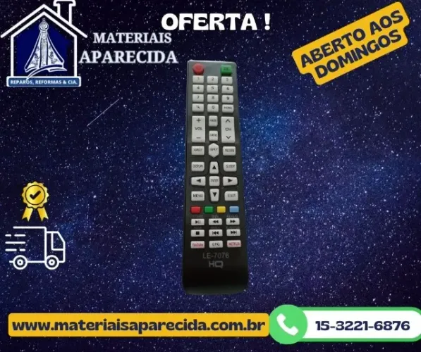 Controle Remoto para Tv HQ Smart LE- 7076