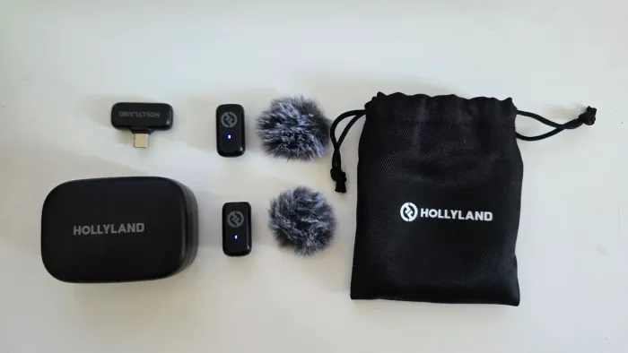 Lapela Hollyland lark a1 microfone
