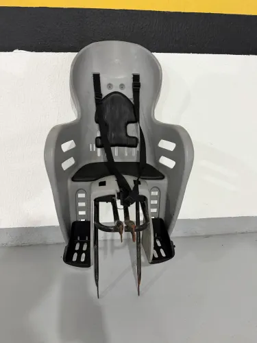 Cadeirinha bicicleta traseira kalf + bagageiro (suporte)
