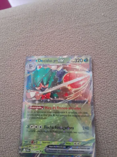 Decidueye ex Carta Pokemom