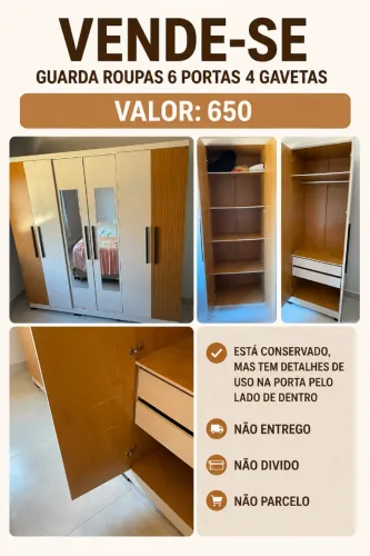 Guarda roupa de casal
