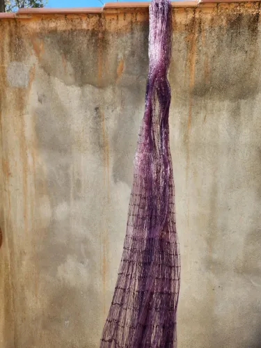 Tarrafa de Pesca Profissional 3m Roxo (Nova!) - Roda Grande