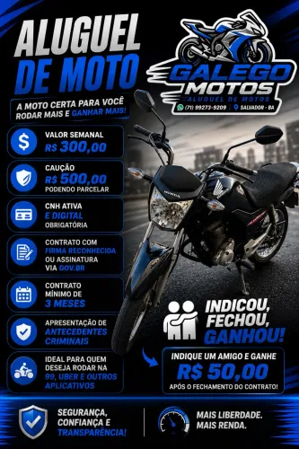 Start 160 para Aluguel semanal