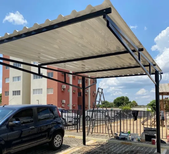 Cobertas metálicas para garagem 