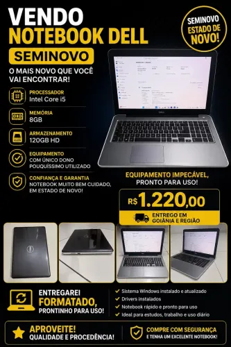 Notebook Dell core i5