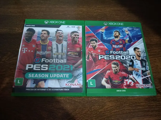 Lote Jogos Xbox One PES2020 e PES2021
