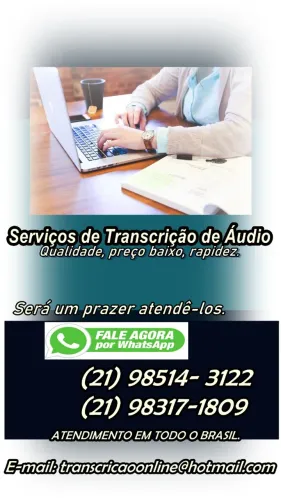 Transcrição de Áudio