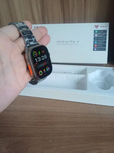 SMARTWATCH ULTRA COM PULSEIRA EXTRA hk10 ultra