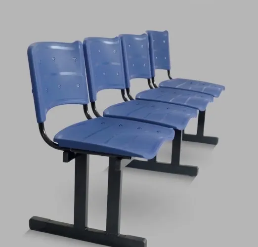 Cadeiras longarinas 4 lugares