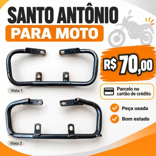 Vende-se bagageiro/santo antônio titan 125/150 2000 a 2009. Parcelo no cartão de crédito!