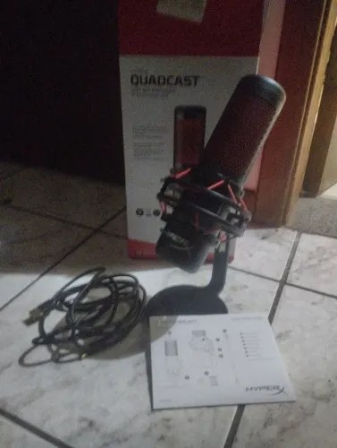 Microfone Hyperx Quadcast Seminovo
