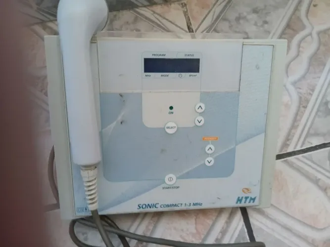 Ultrassom htm 1e 3 MHz fisioterapia reabilitação e estética 