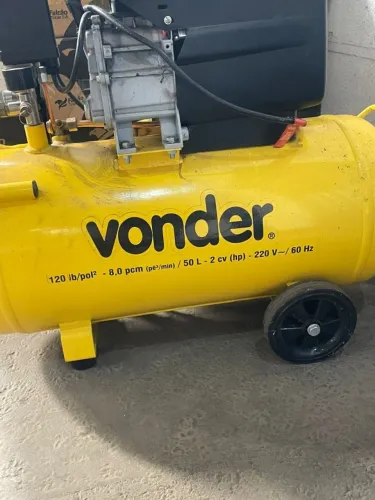 compressor de ar 50 litros Vonder 