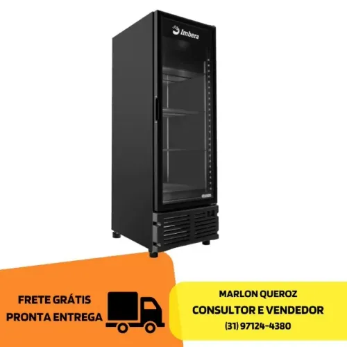 Freezer Vertical 560L Preto Imbera