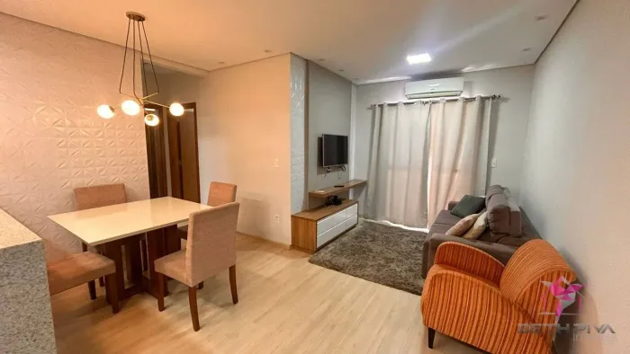 Apartamento mobiliado com 2 dormitórios para alugar, 66 m² por R$ 2.700/mês - Jardim do Bo