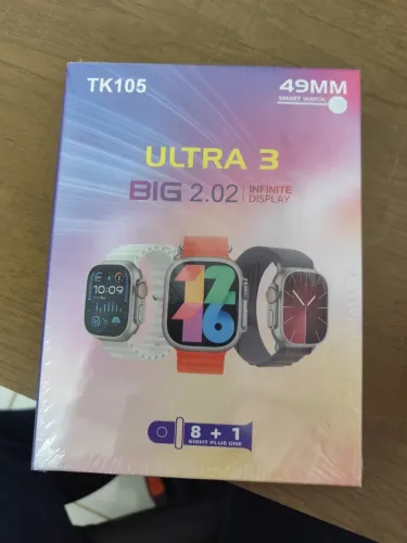 Smartwatch Ultra 3 Big 2.02" Infinite Display 8+1 - Novo