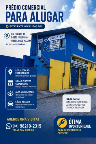 Sala comercial e Box comercial 